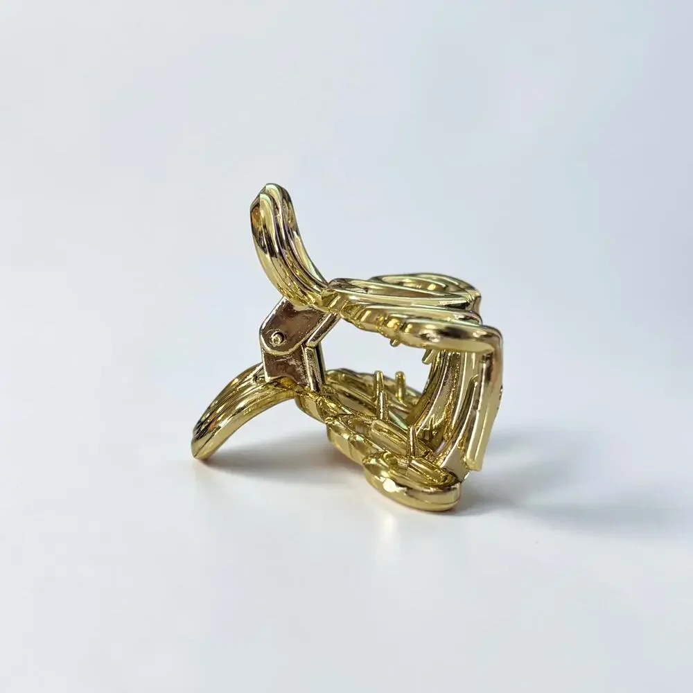 Gold Heart Hair Clip